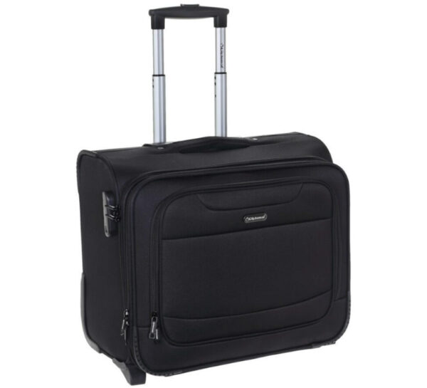 Diplomat ZC6019 Βαλίτσα Καμπίνας με ύψος 46cm σε Μαύρο χρώμα