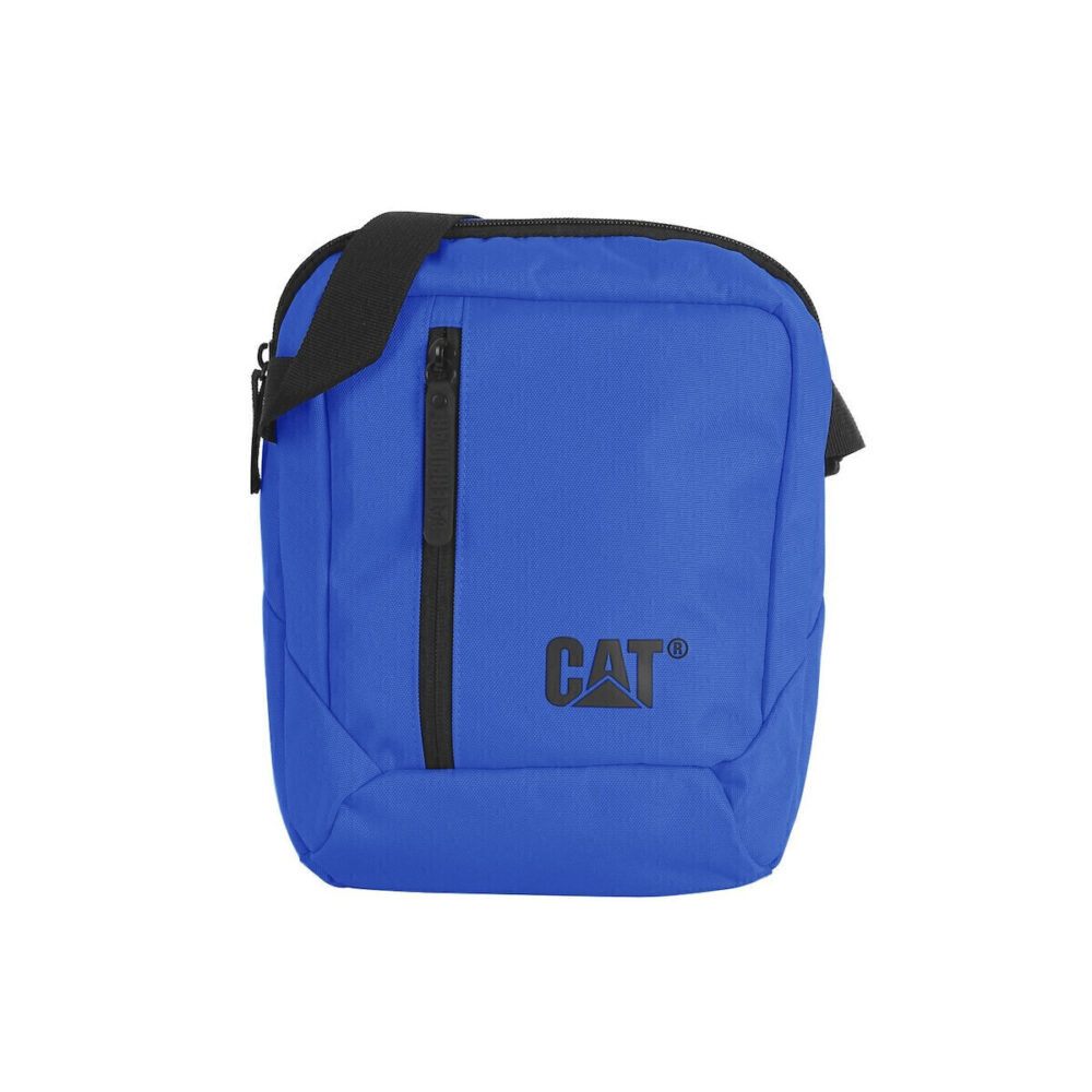 CAT Ανδρική Τσάντα Ώμου / Χιαστί Μπλε