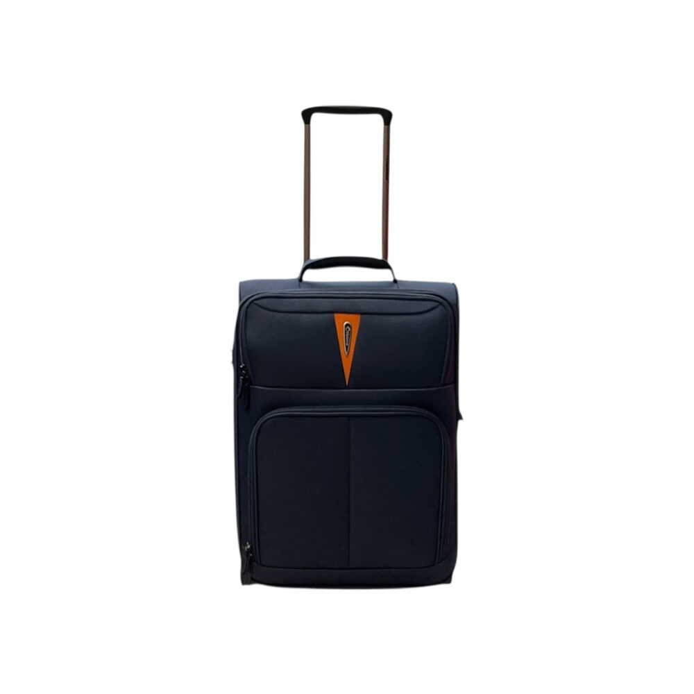 Diplomat Small The Venice Collection Βαλίτσα Ταξιδίου Καμπίνας Υφασμάτινη Μπλε με 2 Ρόδες Ύψους 55εκ.