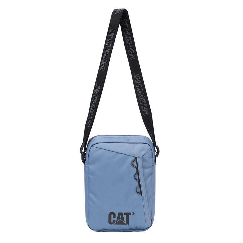 CAT Ανδρική Τσάντα Ώμου / Χιαστί Μπλε
